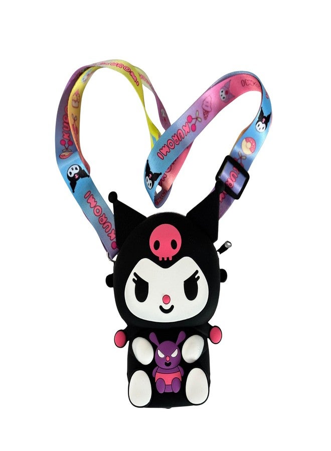 إيثيو حقيبة كتف نسائية من إيثيو بحزام قابل للتعديل | حقائب كتف للبنات | حقيبة يد عصرية للبنات بسحاب (أسود) - Image 1